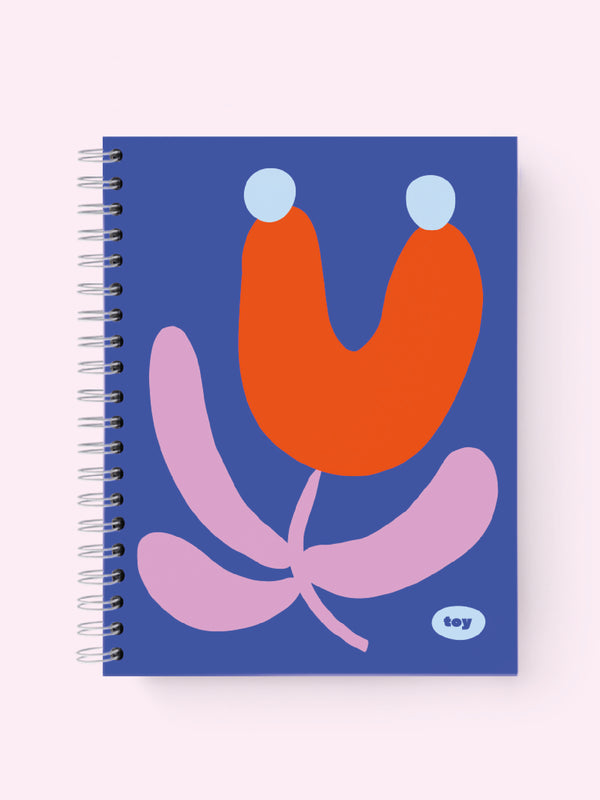 5 MATERIAS FLORAL AZUL MIXTO
