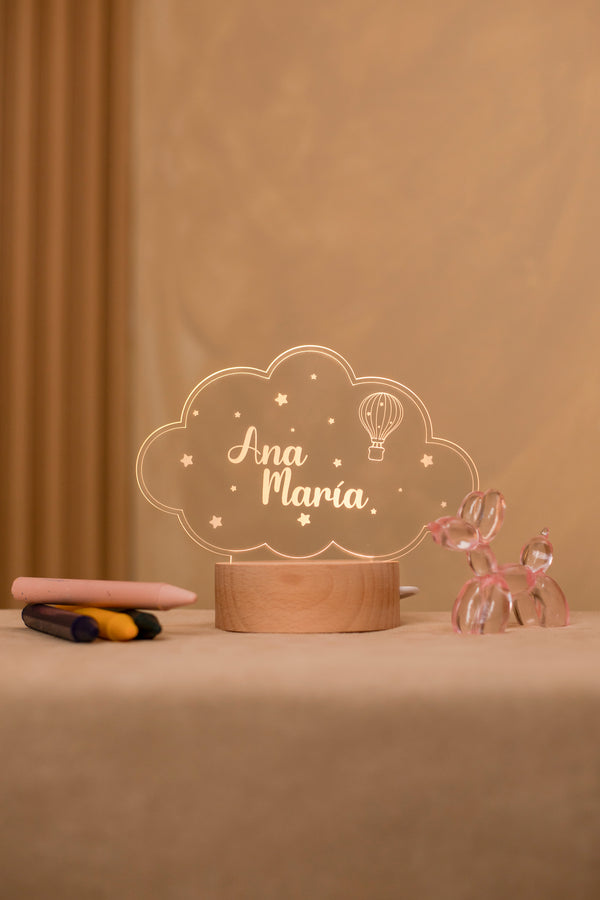 LAMPARA NUBE (PERSONALIZABLE)