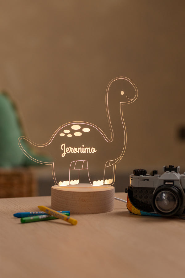 LAMPARA DINO (PERSONALIZABLE)