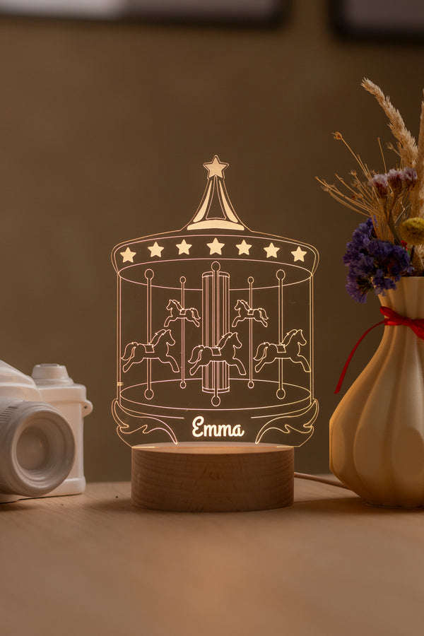 LAMPARA CARRUSEL (PERSONALIZABLE)