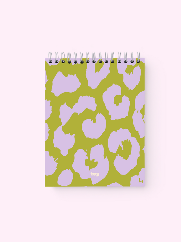 SKETCHBOOK  ANIMAL PRINT LILA
