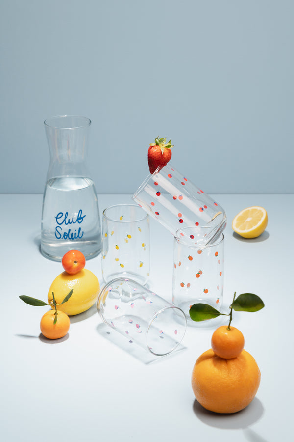 CLUB SOLEI SET X 4 VASOS Y DECANTER