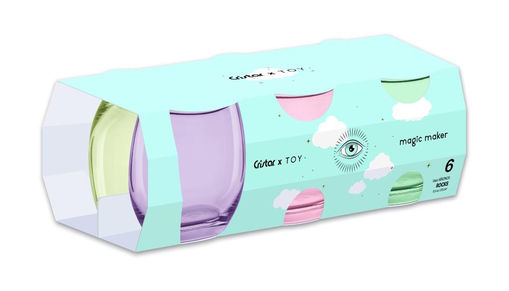 RAINBOW SET X6 VASOS - PREVENTA