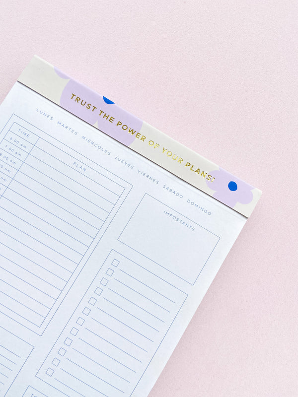 BLOCK DAILY PLANNER LILLIES