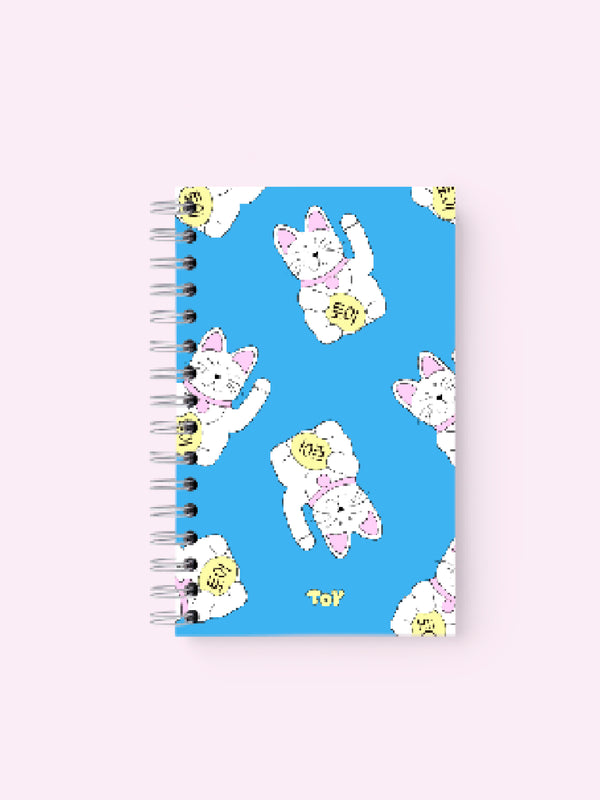 LITTLE NOTEBOOK TOKIO NEKO AZUL RAYADO