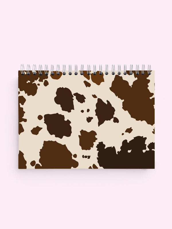 GRAND SKETCHBOOK COW PRINT