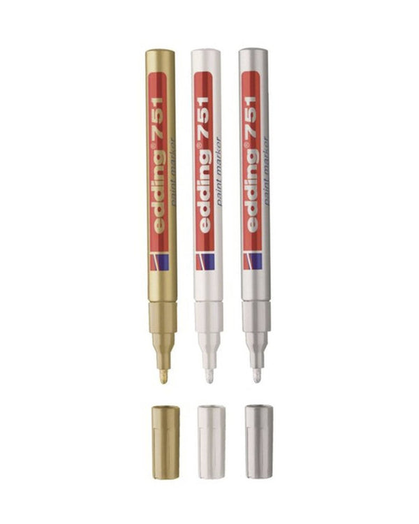 MARCADORES DE PINTURA BRILLANTE EDDING 751/3