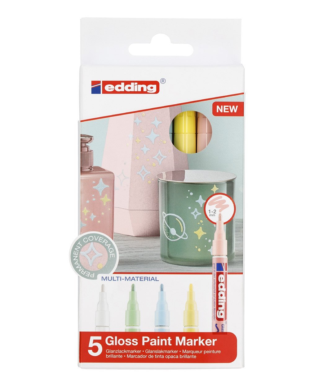 MARCADORES DE PINTURA BRILLANTE EDDING 751/5