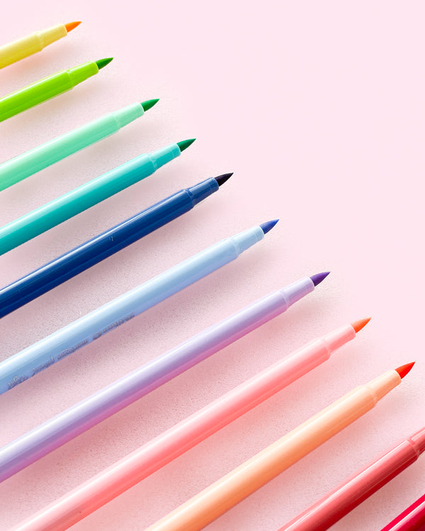 MARCADORES LETTERING PINCEL PASTEL