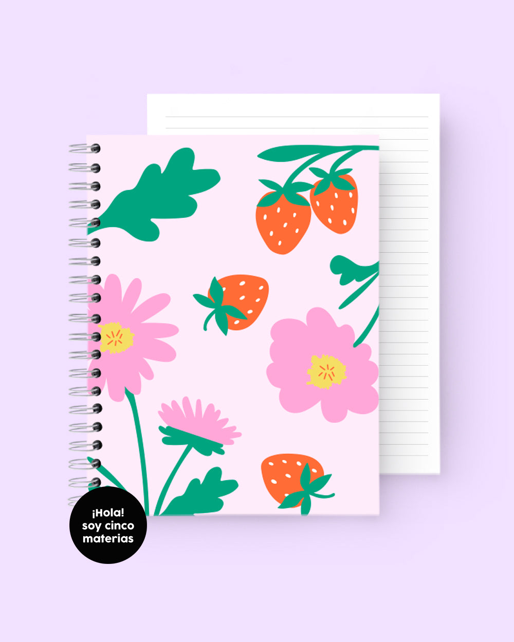 5 MATERIAS FRESAS PARTY RAYADO